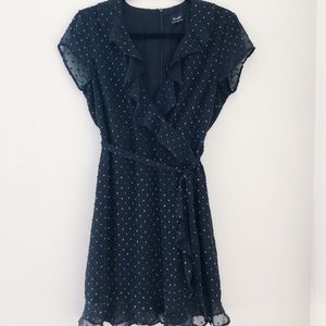 Polka Dot Wrap Dress